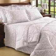Jogo de Cama King Percal 200 fios 100% Algodo - Calebe - Teka