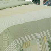 Edredom Solteiro Percal 180 fios - Capri Verde - Dui Design