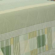 Kit: 1 Cobre-leito Solteiro + 1 Porta-travesseiro Percal 180 fios - Capri Verde - Dui Design
