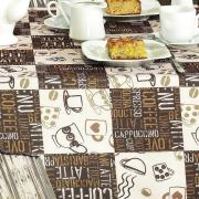 Toalha de Mesa Retangular 8 lugares 140x250cm - Capuccino - Dui Design