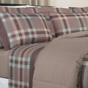 Jogo de Cama King 150 fios - Carter Noz Moscada - Dui Design