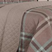 Enxoval Solteiro com Cobre-leito 5 peas 150 fios - Carter Noz Moscada - Dui Design