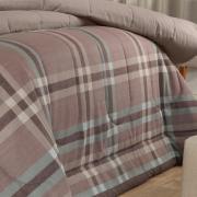 Enxoval King com Edredom 5 pe�as 150 fios - Carter Noz Moscada - Dui Design