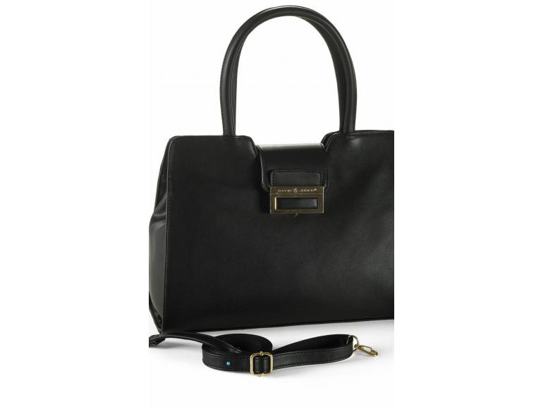 Bolsa Estruturada -  Cassis Preto  - David Jones Paris