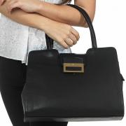 Bolsa Estruturada -  Cassis Preto  - David Jones Paris