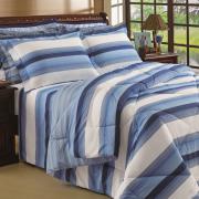 Jogo de Cama Queen Percal 200 fios 100% Algodo - Castely - Teka