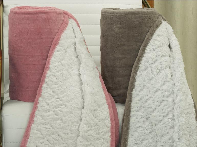 Cobertor Avulso Solteiro com efeito Pele de Carneiro - Chamber Sherpa - Dui Design