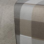 Kit: 1 Cobre-leito Queen Bouti de Microfibra Ultrasonic Estampada + 2 Porta-travesseiros - Charles Taupe - Dui Design