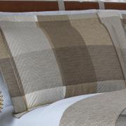 Kit: 1 Cobre-leito Queen Bouti de Microfibra Ultrasonic Estampada + 2 Porta-travesseiros - Charles Taupe - Dui Design