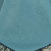 Kit: 1 Cobre-leito Solteiro Bouti de Microfibra Ultrasonic + 1 Porta-travesseiro - Chiba Azul - Dui Design
