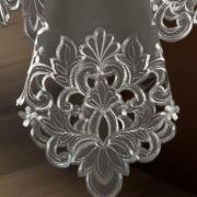 Toalha de Mesa com Bordado Richelieu Quadrada 4 Lugares 160x160cm - Classic Taupe - Dui Design