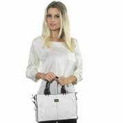 Bolsa em Couro Natural - Classic Branco - Velina Fabbiano
