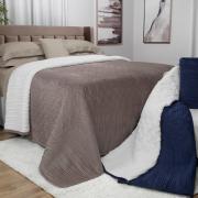 Cobertor Queen com efeito Pele de Carneiro Dupla Face - Velutti Sherpa - Dui Design