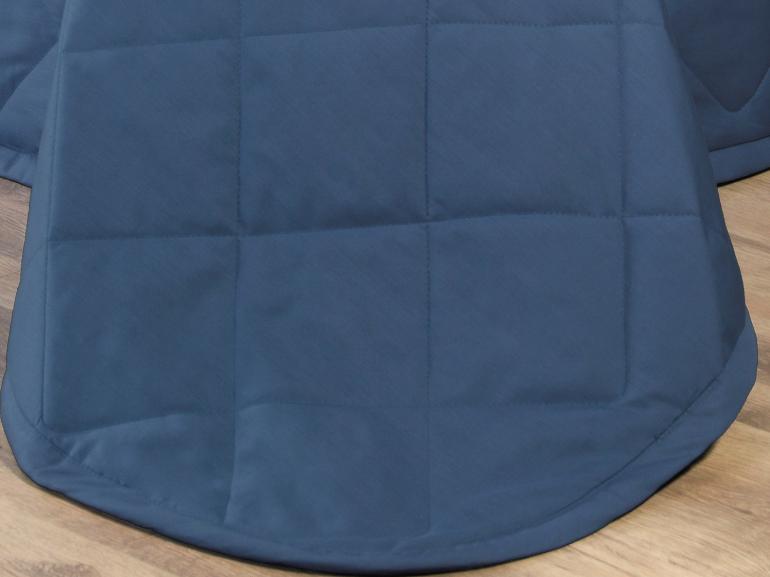 Kit: 1 Cobre-leito Casal + 2 Porta-travesseiros Percal 200 fios - Vita Indigo - Dui Design