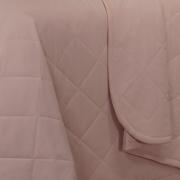 Kit: 1 Cobre-leito Solteiro + 1 Porta-travesseiro Percal 200 fios - Vita Rosa Claro - Dui Design