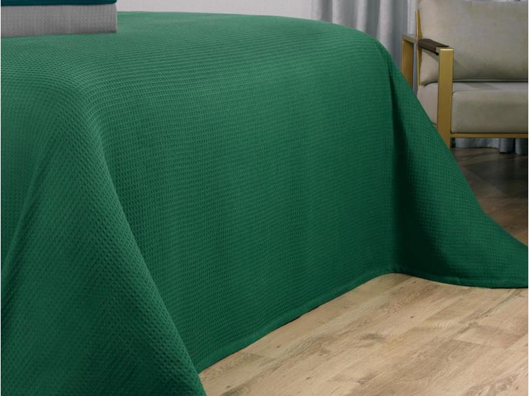 Colcha Avulsa de Algod�o Piquet Favo Casal - Waffle - Dui Design