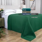 Colcha Avulsa de Algod�o Piquet Favo King - Waffle - Dui Design