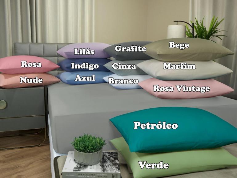 Fronha Avulsa 150 fios 100% Algodo - Colore Cores - Dui Design