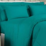 Edredom Queen 150 fios - Colore Petrleo - Dui Design