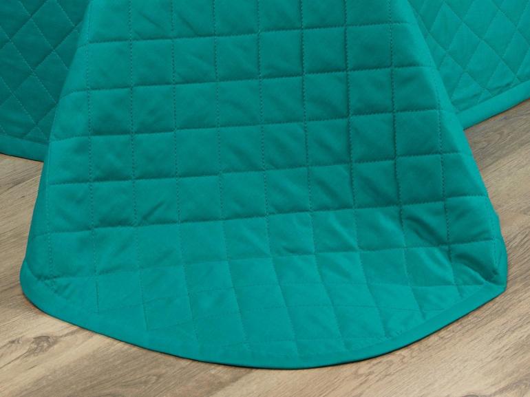 Enxoval King com Cobre-leito 7 peas 150 fios - Colore Petrleo - Dui Design
