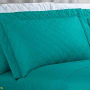 Enxoval King com Cobre-leito 7 peas 150 fios - Colore Petrleo - Dui Design