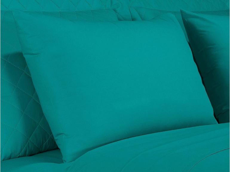 Jogo de Cama Queen 150 fios - Colore Petrleo - Dui Design
