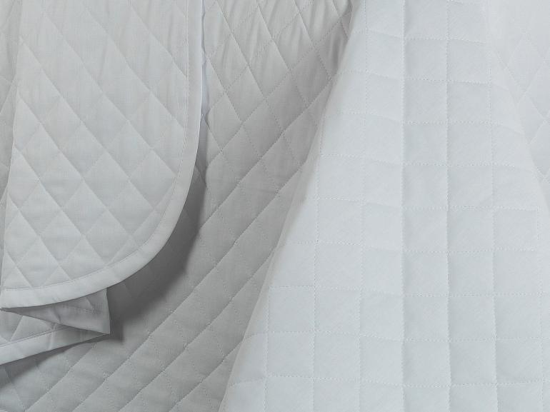Kit: 1 Cobre-leito Solteiro + 1 Porta-travesseiro 150 fios - Colore Branco - Dui Design