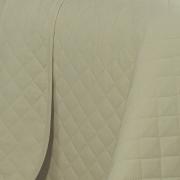 Kit: 1 Cobre-leito Casal + 2 Porta-travesseiros 150 fios - Colore Marfim - Dui Design