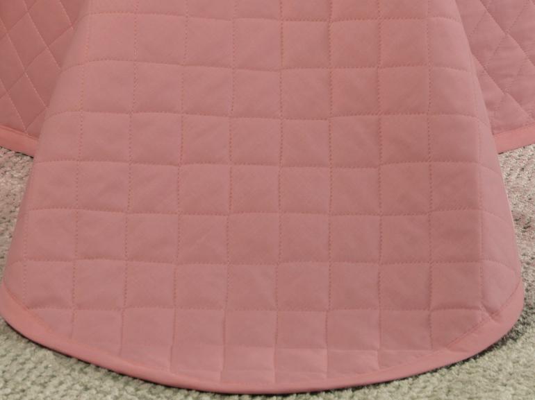 Kit: 1 Cobre-leito Queen + 2 Porta-travesseiros 150 fios - Colore Rosa - Dui Design