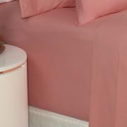 Jogo de Cama Casal 150 fios - Colore Rosa - Dui Design