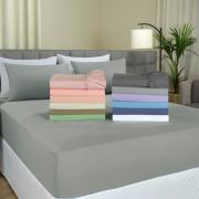 Lenol Casal com elstico Avulso 150 fios 100% Algodo - Colore Cores - Dui Design