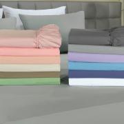 Lenol Casal com elstico Avulso 150 fios 100% Algodo - Colore Cores - Dui Design