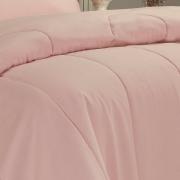 Edredom Casal 150 fios - Colore Rosa Vintage - Dui Design
