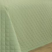 Kit: 1 Cobre-leito Solteiro + 1 Porta-travesseiro 150 fios - Colore Verde - Dui Design