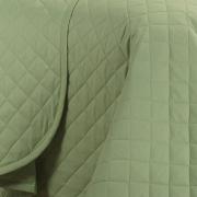 Kit: 1 Cobre-leito Solteiro + 1 Porta-travesseiro 150 fios - Colore Verde - Dui Design