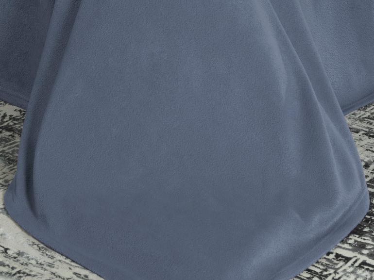 Jogo de Cama King Plush feito de Manta de Microfibra - Conforto Azul Stone - Dui Design