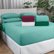 Lenol Plush Casal com elstico Avulso - Conforto - Dui Design