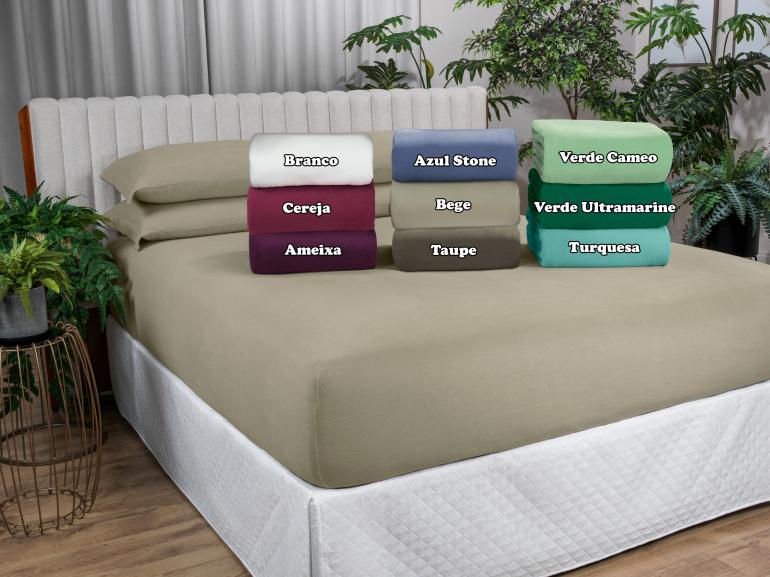 Lenol Plush King com elstico Avulso - Conforto - Dui Design