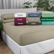 Lenol Plush King com elstico Avulso - Conforto - Dui Design