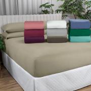 Lenol Plush Queen com elstico Avulso - Conforto - Dui Design