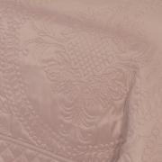Kit: 1 Cobre-leito Solteiro Bouti Bordada de Microfibra + 1 Porta-travesseiro - Cristal Rosa Velho - Dui Design