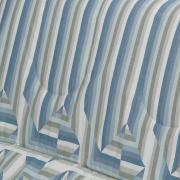 Edredom Casal Percal 200 fios - Darwin Azul - Dui Design