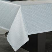 Toalha de Mesa Fácil de Limpar Retangular 10-12 Lugares 160x320cm - Davos Branco - Dui Design