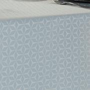 Toalha de Mesa Fácil de Limpar Retangular 8 Lugares 160x270cm - Davos Branco - Dui Design