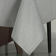 Toalha de Mesa Fácil de Limpar Retangular 8 Lugares 160x270cm - Davos Cinza - Dui Design