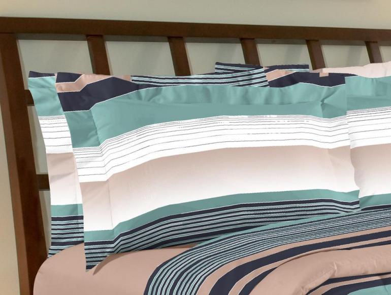 Jogo de Cama Casal Percal 200 fios 100% Algodo - Degrade - Sultan