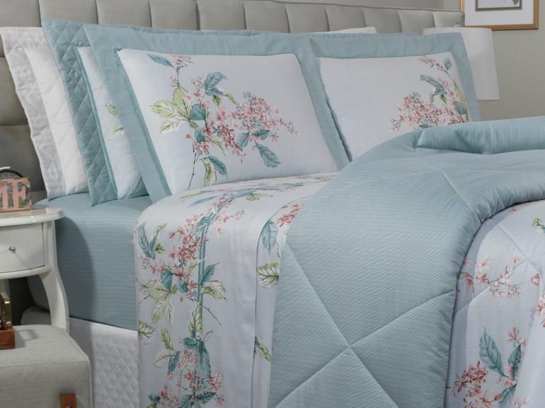 Jogo de Cama Queen Cetim 300 fios - Delicate Vintage - Dui Design