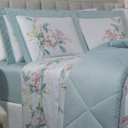 Jogo de Cama Queen Cetim 300 fios - Delicate Vintage - Dui Design