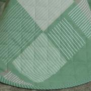 Kit: 1 Cobre-leito King + 2 Porta-travesseiros 150 fios - Denver Verde - Dui Design