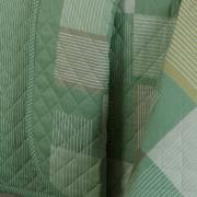 Kit: 1 Cobre-leito Casal + 2 Porta-travesseiros 150 fios - Denver Verde - Dui Design